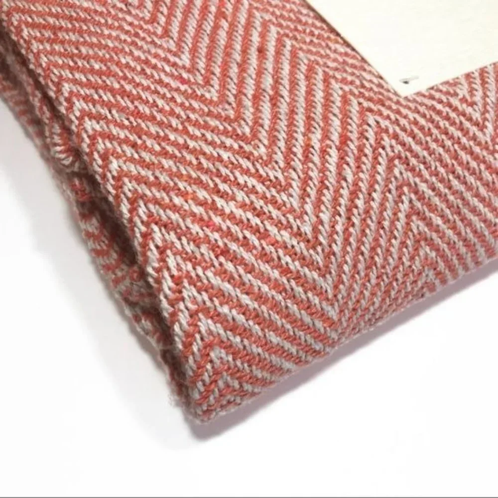 GLOBAL MARKETPLACE Woven Throw In Red